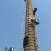 30/04/05 Futuro campanile con elevatori in allestimento